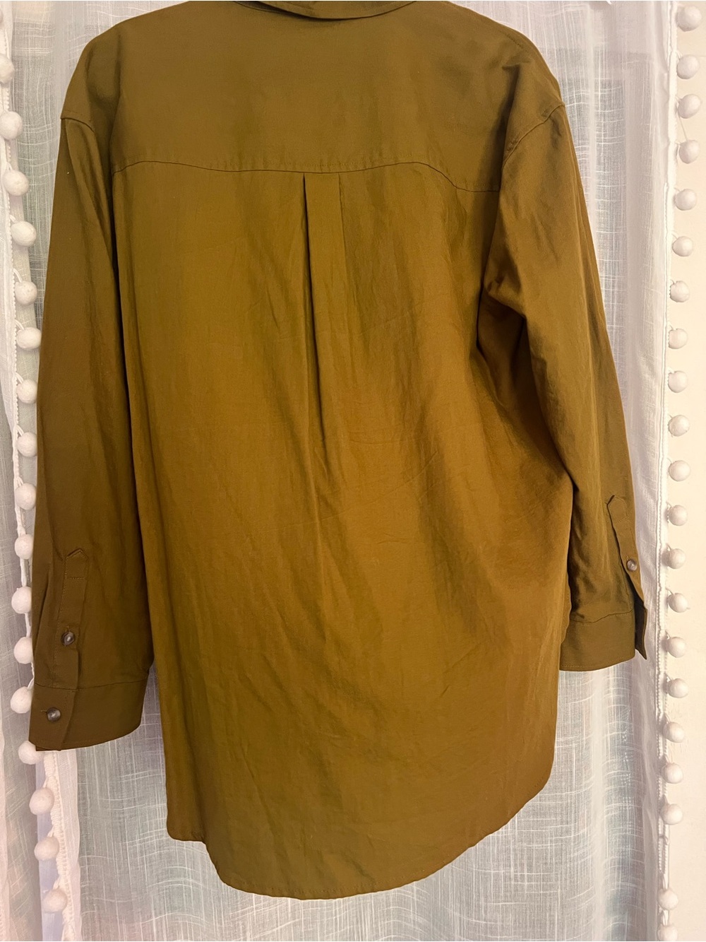 Universal Thread Olive Button-Up Shirt - Picture 3 of 4